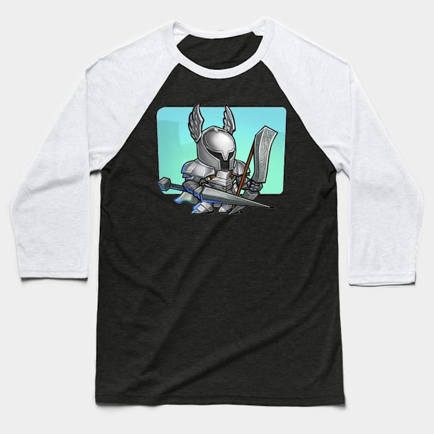 SilverKnight Baseball T-Shirt by mprokolo corgi